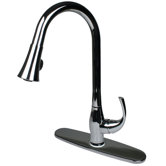 Single Handle Centerset Kitchen Faucet with Pull-Down Spout
