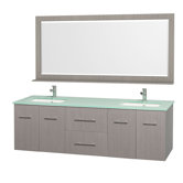 Centra 72"  Double Bathroom Vanity Set