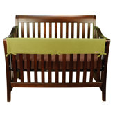 Crib Wrap Long Avocado Fleece Rail Cover