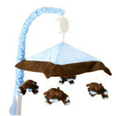Mobile in Blue and Brown