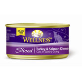Sliced Turkey and Salmon Dinner with Gravy Canned Cat Food (3-oz, case of 24)