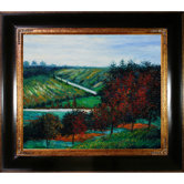 Apple Trees in Bloom at Vetheuil 1887 Canvas Art by Claude Monet Impressionism