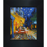 Cafe Terrace at Night Canvas Art by Vincent Van Gogh Modern