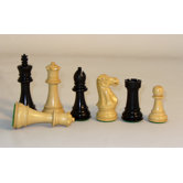 Ebony Imperial Double Queen Chessmen