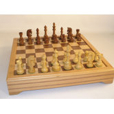 Traditional Russian with Chest Chess Set