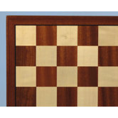 17" Sapele and Maple Veneer Chess Board
