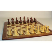 Rosewood Camelot on Padauk Chess Board