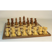 Sheesham Lardy Classic on Walnut Chess Board