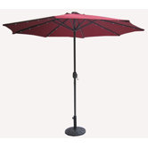 9' Solar LED Market Umbrella