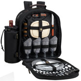 Classic Picnic Backpack With Four Place Settings