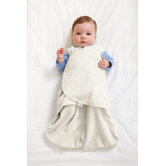 Microfleece SleepSack Swaddle in Cream (Small)