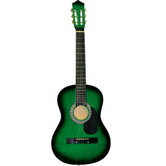 Acoustic Classical Guitar with Gig Bag and Accessories in Green