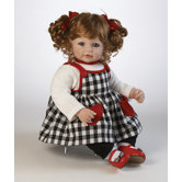 Baby Doll Check Mate - Red Hair / Blue Eyes