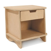 Aero 1 Drawer Nightstand