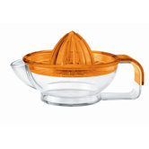 Zitruspresse "Latina" in Orange transparent/Transparent