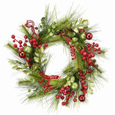 Tinsel and Pine Wreath