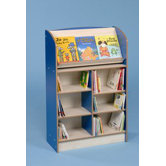 Single Sided Bookcase without Lectern in Maple