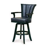 Black Swivel Pub Chair