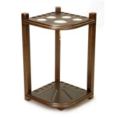 Corner Pool Cue Floor Rack