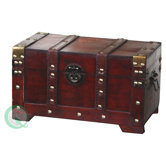 Antique Style Wooden Small Trunk