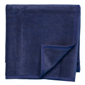 Woven Throw Blanket in Navy