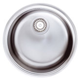 Onyx 450mm Round Inset Sink in Stainless Steel