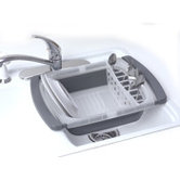 Collapsible Over The Sink Dish Drainer