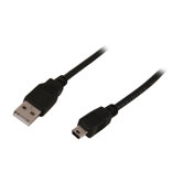 180" USB 2.0 A to Mini B Cable