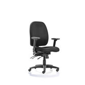 Viva High-Back Fully Upholstered Task Chair with Seat Slider