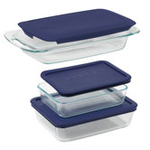 Easy Grab 6 Piece Bakeware Set with Plastic Cover