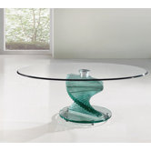 Twirl Glass Coffee Table