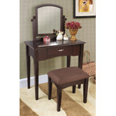 3-Piece Vanity Set in Espresso