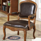 Napoleon Bicast Leather Arm Chair