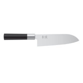 Wasabi 6.5" Black Handled Santoku Knife