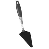 Black Flexible Pie Server with Gray Handle