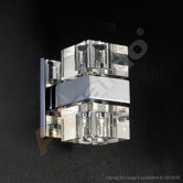 Box Wall Light in Chrome