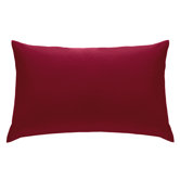 Non Iron Percale Combed Poly-Cotton Flat Sheets in Claret