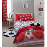 Football Throw in Red