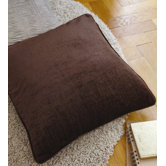 CL Home Plain Chenille Polyester Cushion Cover