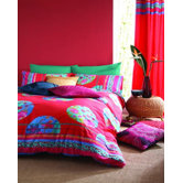 Hibiscus Duvet Cover Set in Brick
