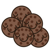 Sweets and Confections with Choc Chip Cookie Painting