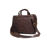 Distressed Leather Laptop Briefcase
