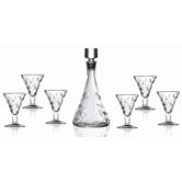 RCR Laurus Crystal 7 Piece Liquor Set