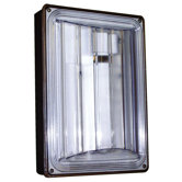 9 Watt 2700K Fluorescent Wall Light in Bronze