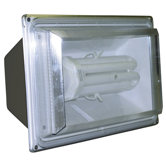65 Watt 6500K Fluorescent Flood Light in Bronze