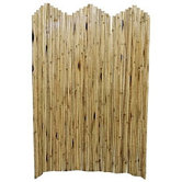 Natural Bamboo Flexible Screen with Stand