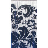 Black and White Floras Curtain