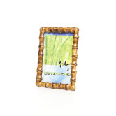 Bamboo Picture Frame in Root Natural