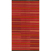 Kilim Red Striped Rug