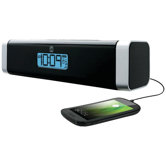 Portable Alarm Clock Speaker and Charging Dock for Smartphones